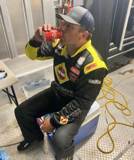 ryan newman drinking coco cola