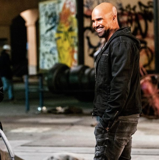 shemar moore smiling