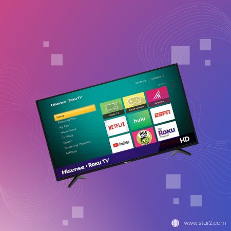 HISENSE 32-Inch ROKU SMART LED TV 2024 MODEL