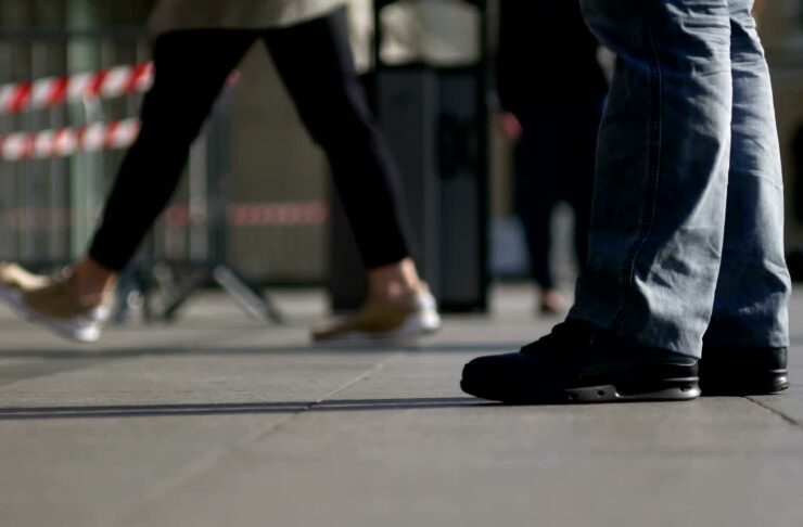 Walking and Standing on Concrete