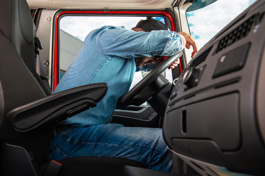 Truckers Fatigued Driving