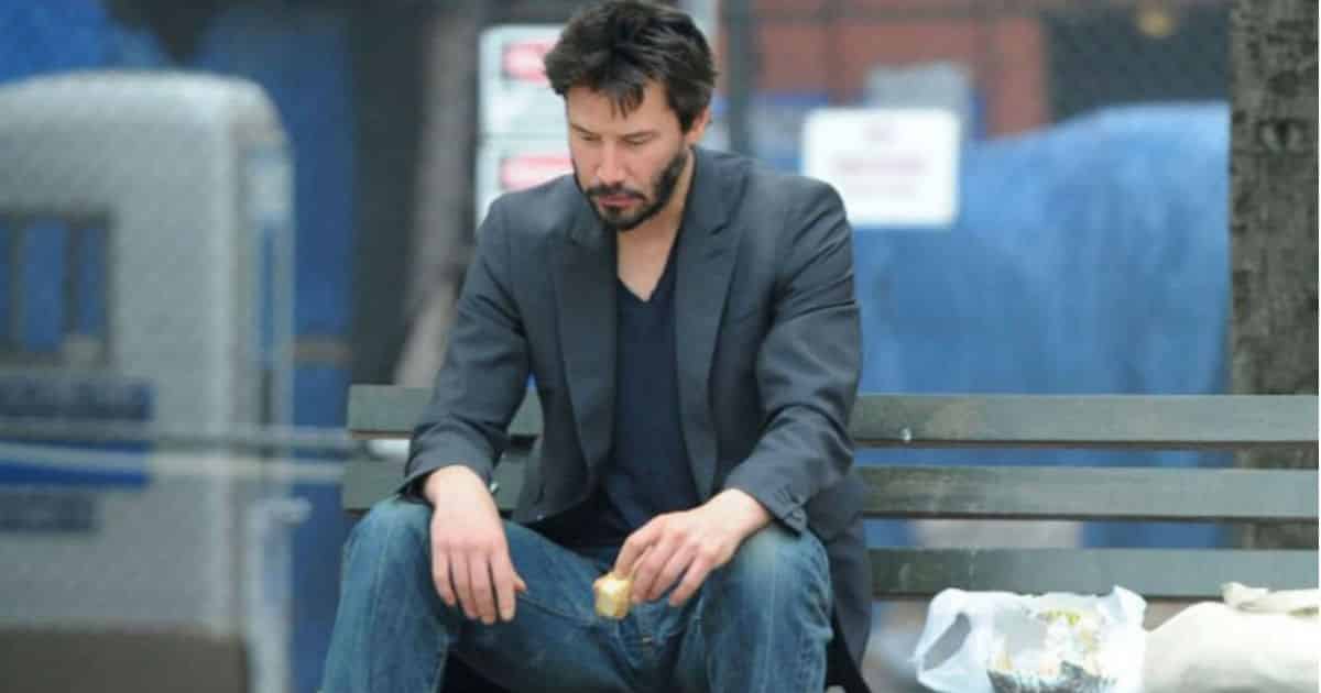 keanu reeves lonely guy