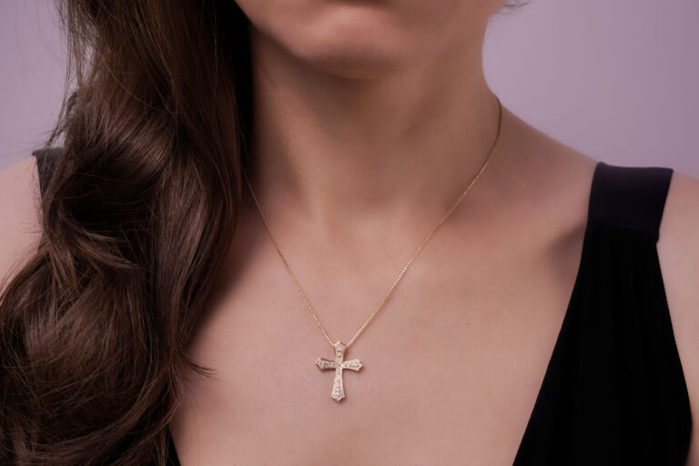 Gold Crosses in Contemporary Fashion