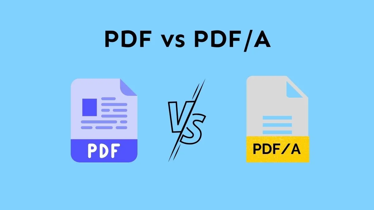 save your PDFs in the PDF-A format