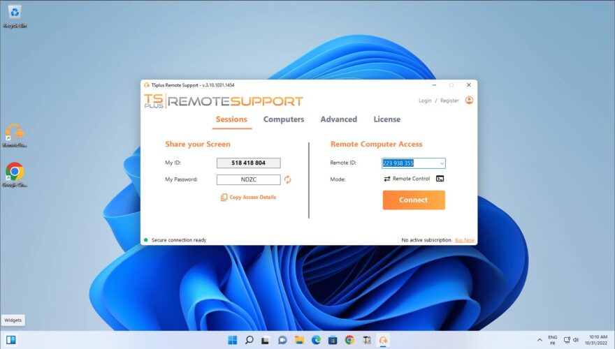 Remote access software TSplus
