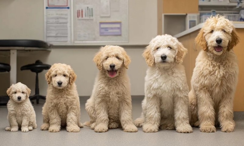Goldendoodle size comprarison
