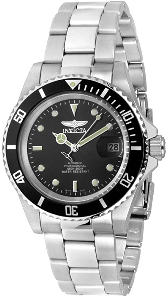 Invicta Men's Pro Diver 40mm Stainless Steel Automatic Watch--(Best Automatic Watches Under 500)