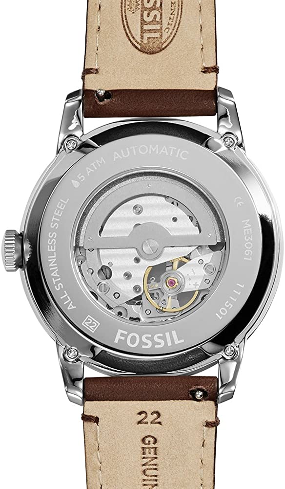 Fossil Men's Townsman Automatic Stainless Steel Mechanical Watch--(Best Automatic Watches Under 500)