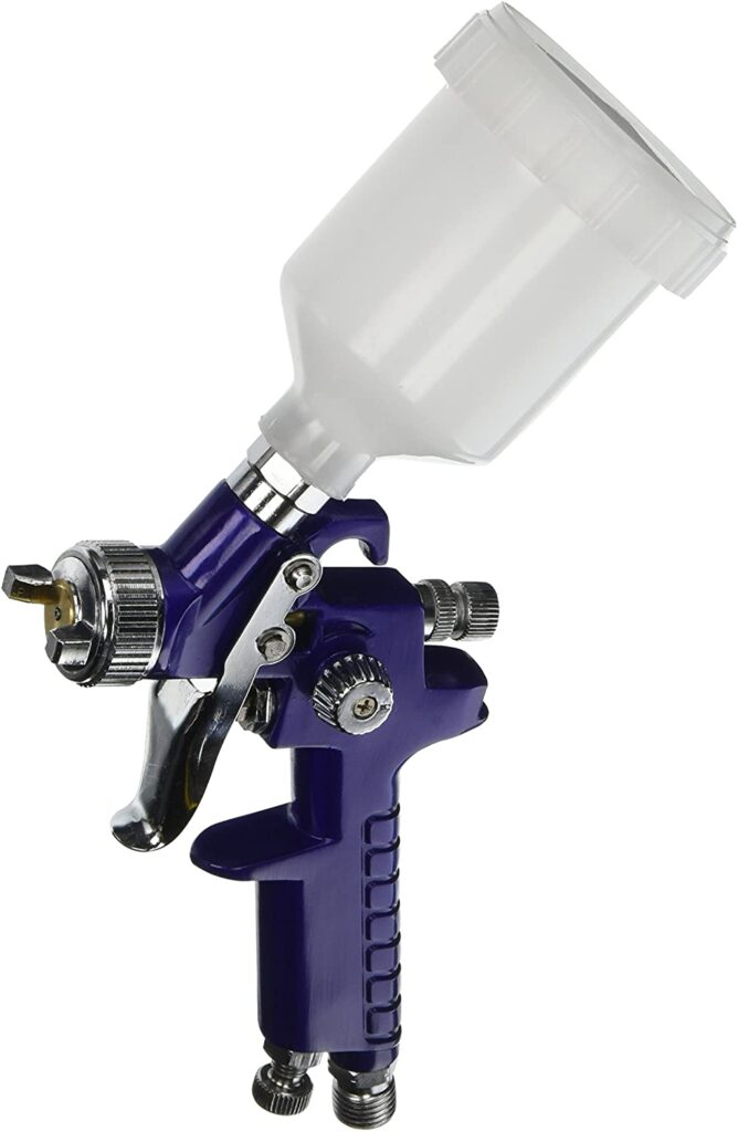 NEIKO 31207A HVLP Mini Gravity Feed Air Spray Paint Gun--(Best Paint Sprayer For Cabinets)